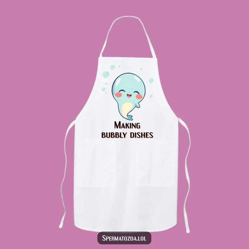 Funny Giggling Sperm Apron: Kitchen Cheer, A Hilarious Funny Gift!