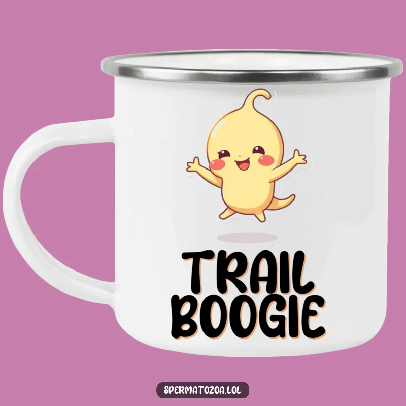 Funny Sperm Dance Camping Mug: Adventure Fuel for Joyful Campers!