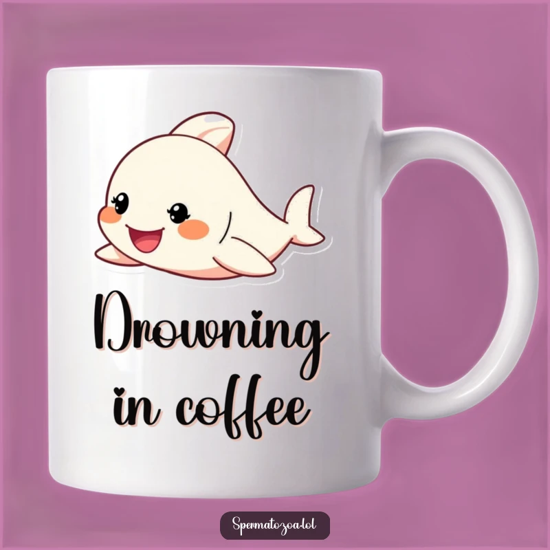 Funny Tiny Swimmer Mug: Determined Effort, A Perfect Funny Gift for Athletes!