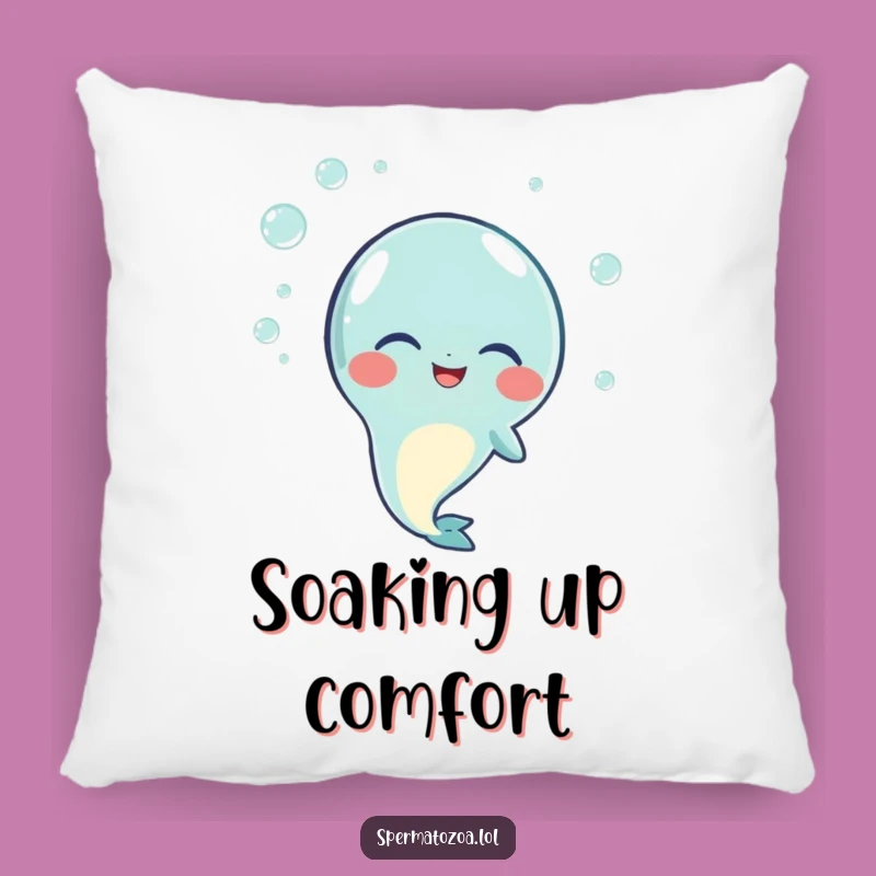 Funny Giggling Sperm Pillow: Comfort and Chuckles, The Ultimate Funny Gift!