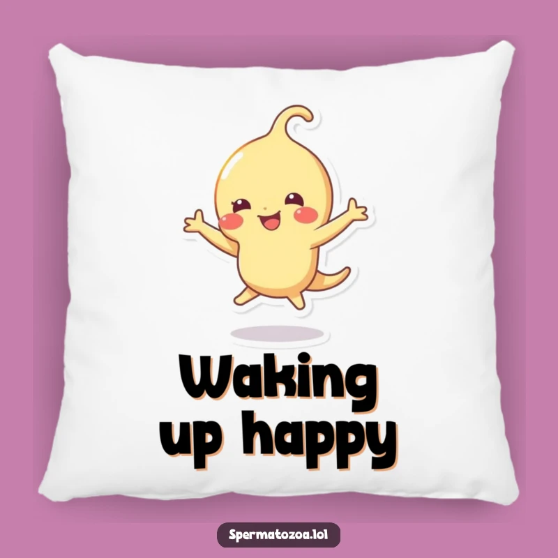 Funny Sperm Dance Pillow: Cuddle Up with This Hilarious Dancer!
