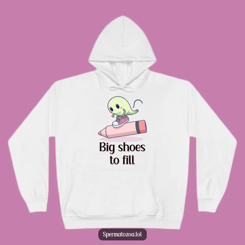 Funny Sperm Cell Tripping Hoodie: Cozy Up With Comical Mishaps!