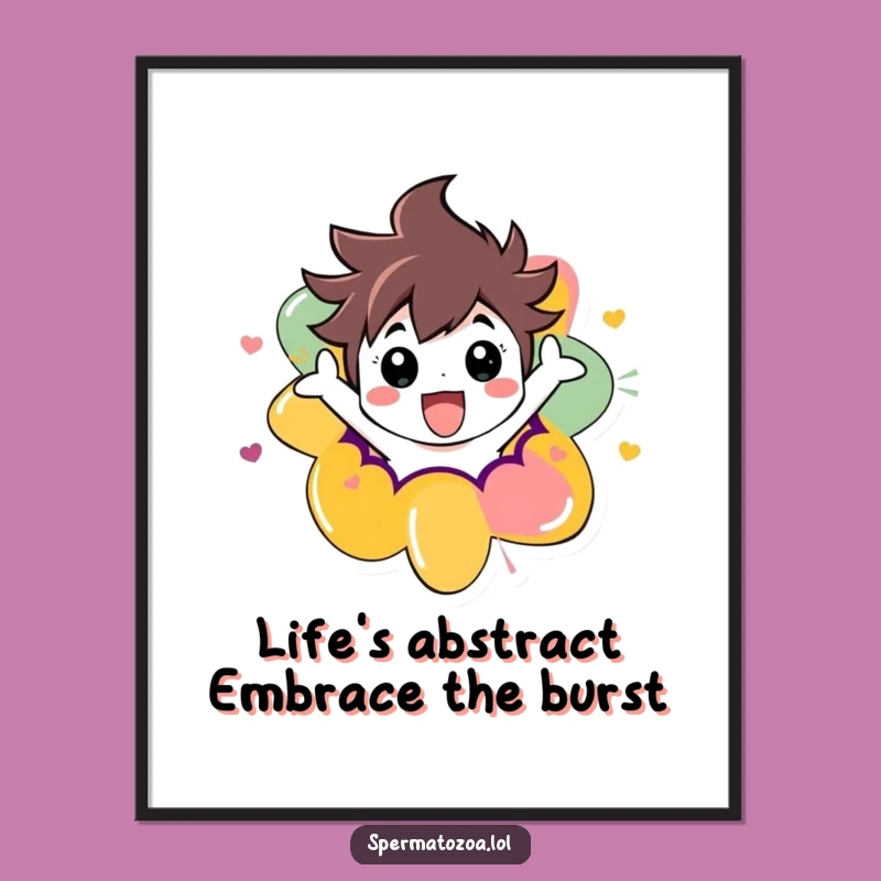 Free Printable Wall Art: Character Bursting with Fun - Quirky Downloadable Decor