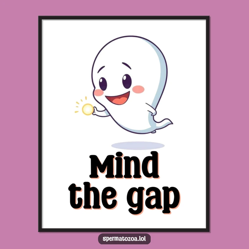 Funny Free Printable Wall Art: Sperm Chasing Light