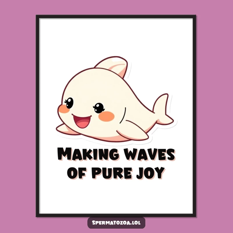 Funny Printable Wall Art: Tiny Swimmer, Energetic Free Downloadable Decor