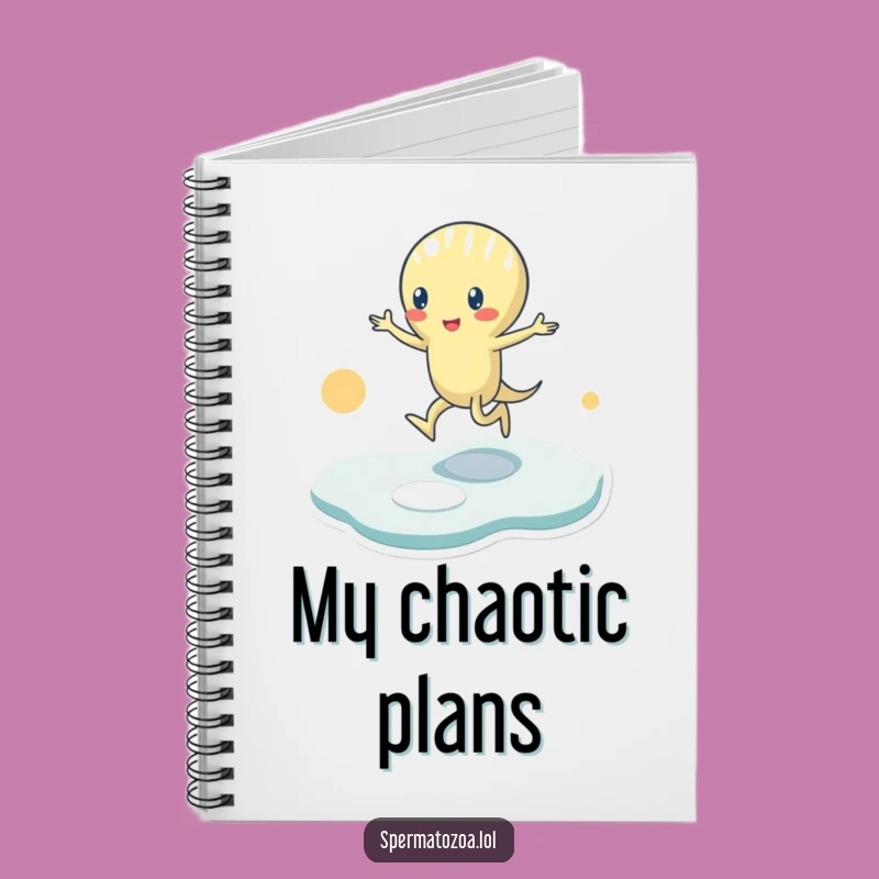 Funny Sperm Hopscotch Notebook: Jot Down Your Moves with Playful Humor