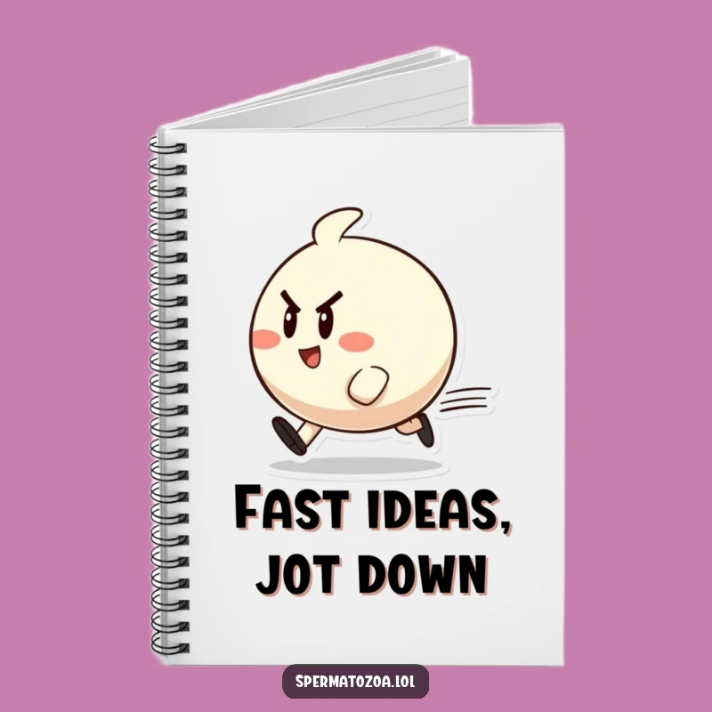 Funny Zippy Character Notebook: Jot Down Ideas with Determined Cheer
