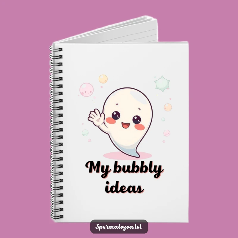 Funny Sperm Hello Notebook: Jot Down Your Thoughts with a Friendly Greeting