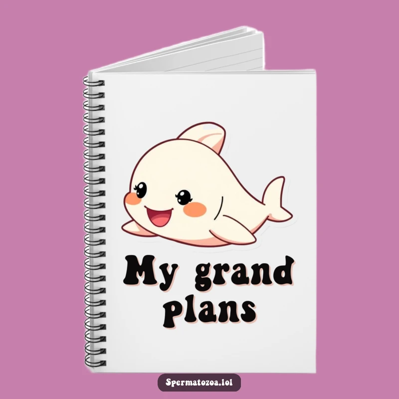 Funny Tiny Swimmer Notebook: Jot Down Goals with This Determined Design!