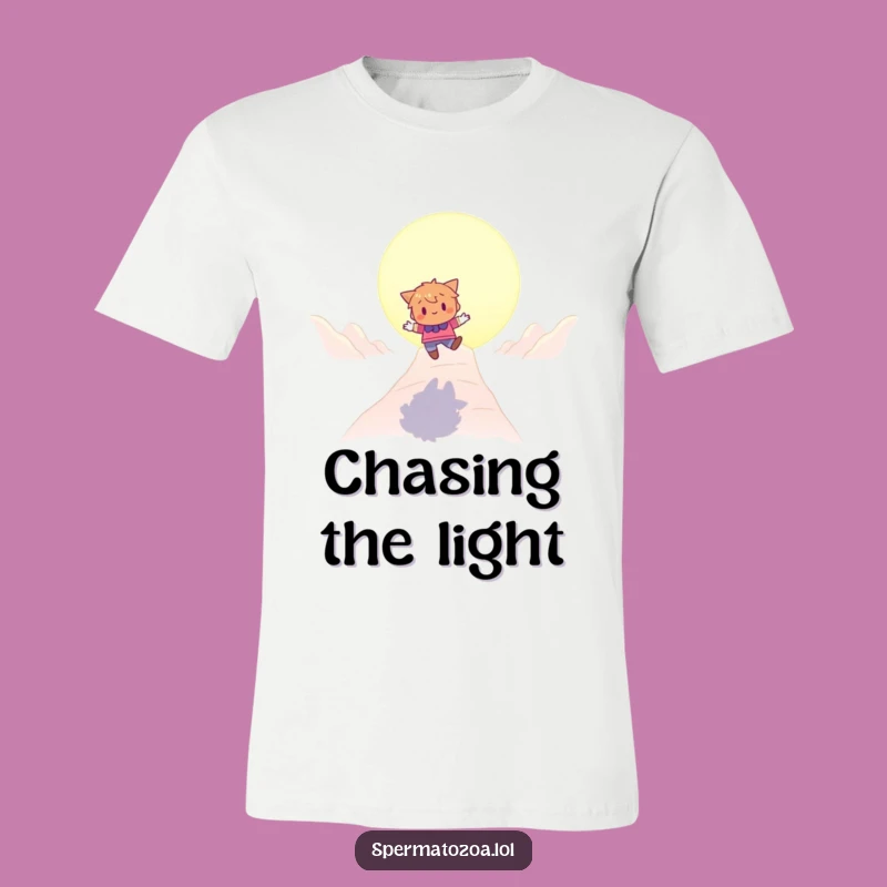 Funny Bouncing Character T-Shirt: Wear Your Playful Journey with Pride