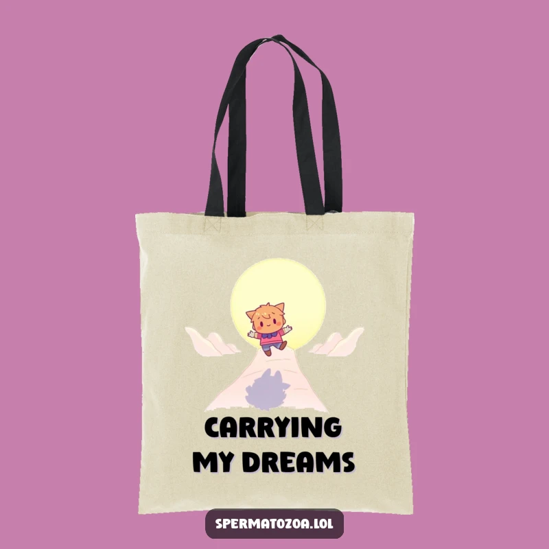 Funny Bouncing Character Tote Bag: Carry Your Dreams with Playful Style