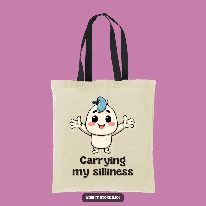 Funny Goofy Pose Tote Bag: Carry Your Joy with This Playful Design!