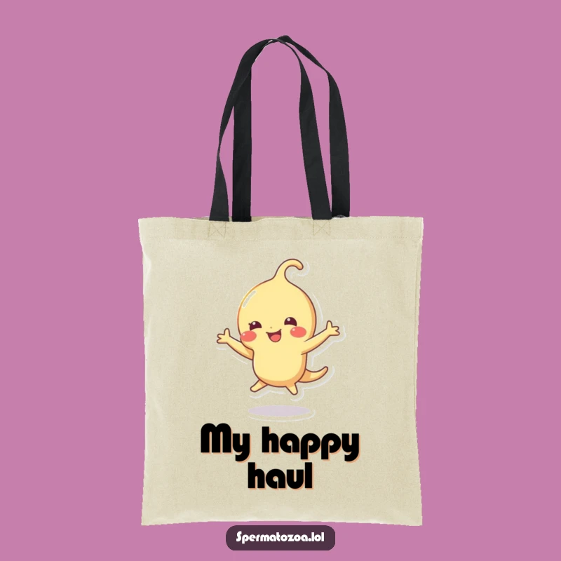 Funny Sperm Dance Tote Bag: Carry Your Joy with This Humorous Bag!